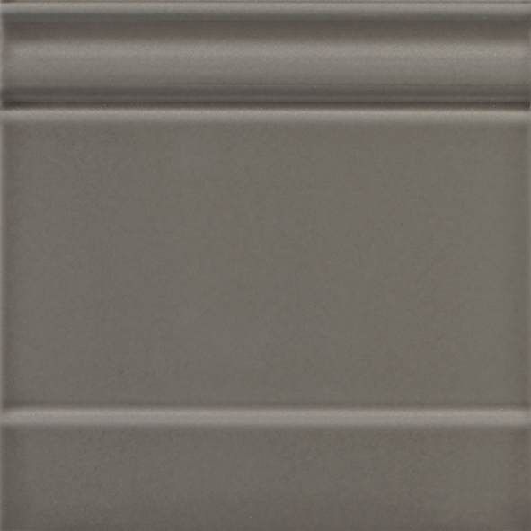 Бордюры Grazia Vintage Zoccolo Dark Dove ZO4, цвет серый тёмный, поверхность глянцевая, квадрат, 200x200