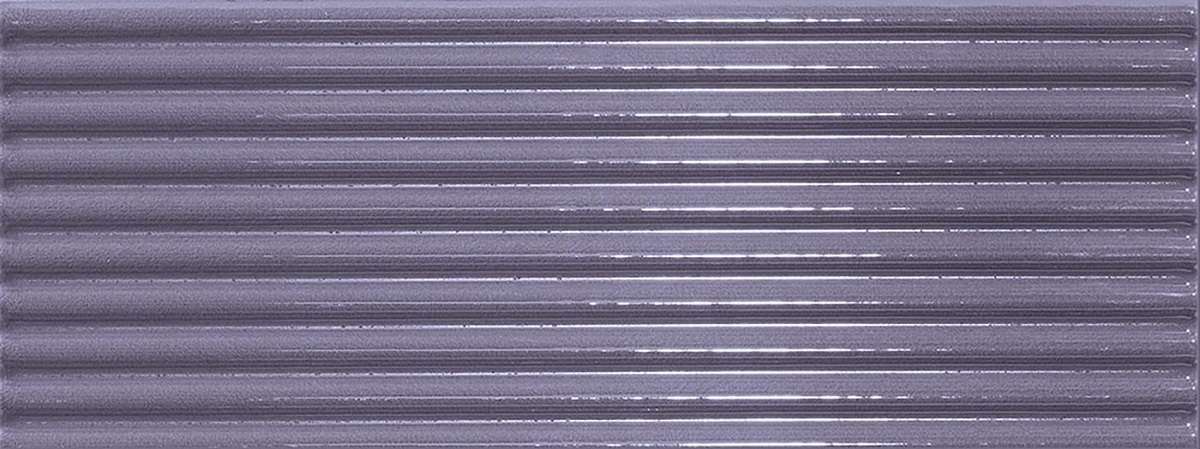 Керамическая плитка Ergon Abacus Brick Plisse Lux Lavanda ELHM, цвет фиолетовый, поверхность глянцевая рельефная, прямоугольник, 75x200