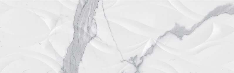Керамическая плитка Dvomo Apolo Aura, цвет белый, поверхность глянцевая, прямоугольник, 250x750