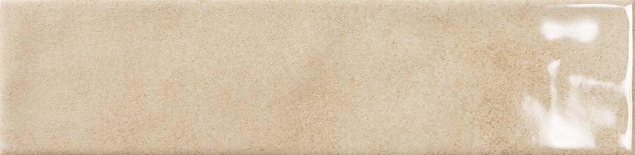 Керамическая плитка Ecoceramic Harlequin Cream, цвет бежевый, поверхность глянцевая, прямоугольник, 70x280