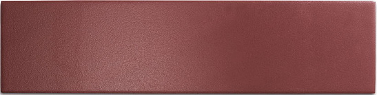 Керамическая плитка Wow Texiture Garnet 127111, цвет красный, поверхность матовая, под кирпич, 62x250
