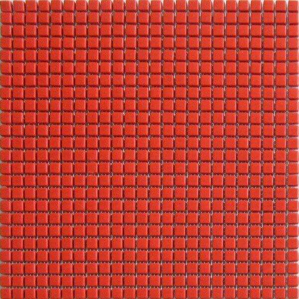 Мозаика Lace Mosaic SS 15, цвет красный, поверхность глянцевая, квадрат, 315x315