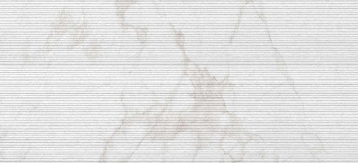 Керамическая плитка Fap Roma 110 Filo Calacatta fLY8, цвет белый, поверхность матовая рельефная, прямоугольник, 500x1100