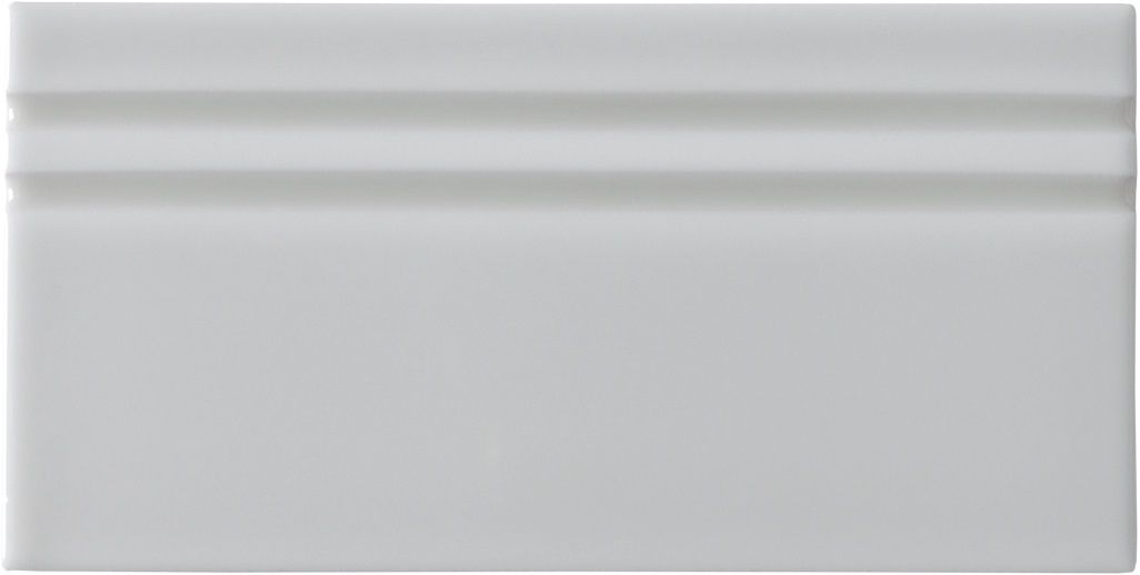 Бордюры Adex ADRI5082 Rodapie Cadaques Gray, цвет серый, поверхность глянцевая, прямоугольник, 100x200