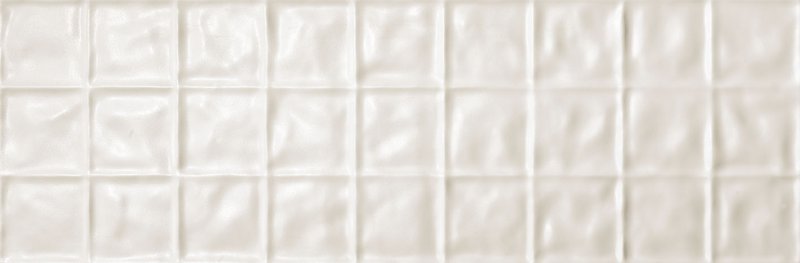 Керамическая плитка Fap Lumina Grid White Matt, цвет белый, поверхность матовая 3d (объёмная), прямоугольник, 250x750