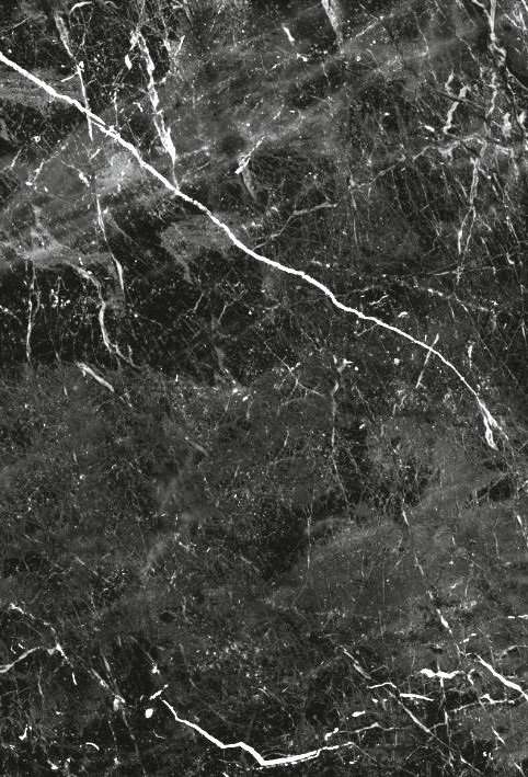 Керамическая плитка Керамин Помпеи 1Т, цвет чёрный, поверхность глянцевая, прямоугольник, 275x400