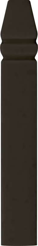 Спецэлементы Grazia Shades Of Art Ang. Zoccolo Charcoal ZOSA5, цвет чёрный, поверхность матовая, прямоугольник, 17x130