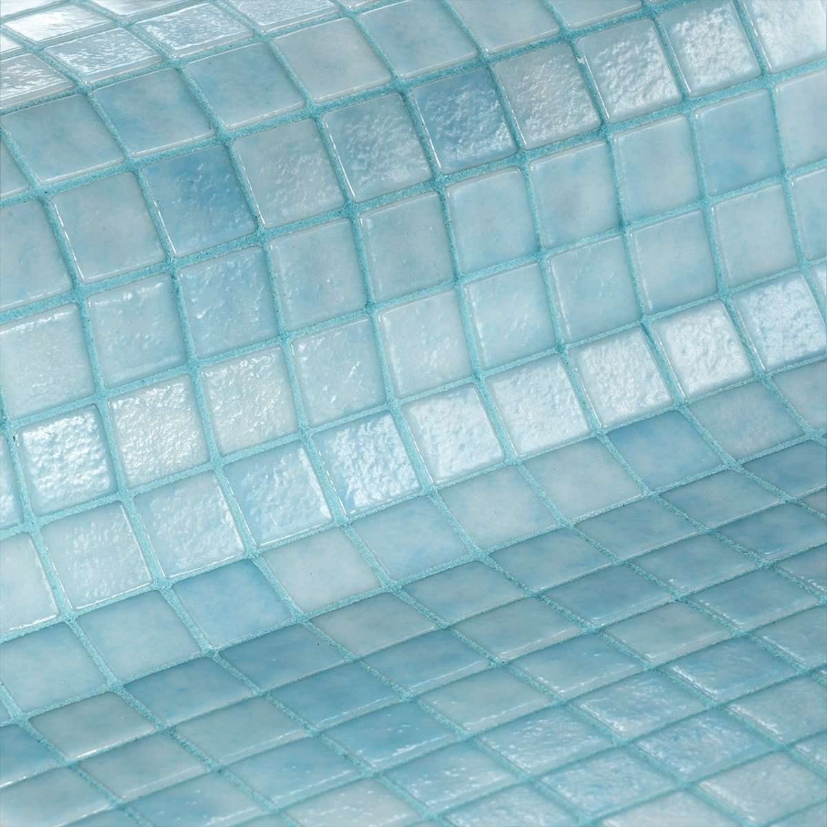 Мозаика Ezarri Safe-Steps 2521 - В, цвет голубой, поверхность матовая, прямоугольник, 313x495