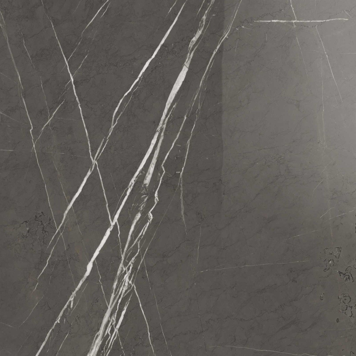 Керамогранит Marazzi Italy Allmarble Imperiale Lux Rett M3CU, цвет серый, поверхность полированная, квадрат, 600x600