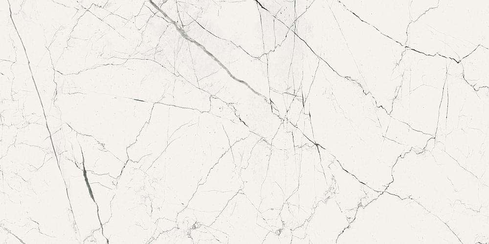 Керамогранит Monocibec Arcadia Tecno Bianco Lev Ret 119905, цвет белый, поверхность полированная, прямоугольник, 600x1200