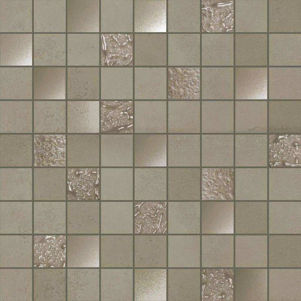 Мозаика Ibero Advance Mosaico Grey, цвет серый, поверхность матовая, квадрат, 316x316