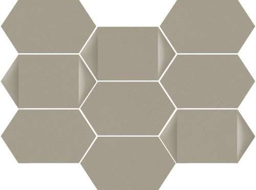 Мозаика Vallelunga Segni Creta Esag Dec 6000546, цвет коричневый, поверхность структурированная, прямоугольник, 260x350