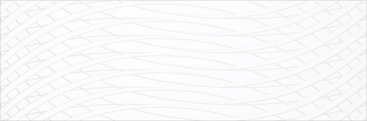 Декоративные элементы Gravita Satin White Across, цвет белый, поверхность матовая, прямоугольник, 300x900