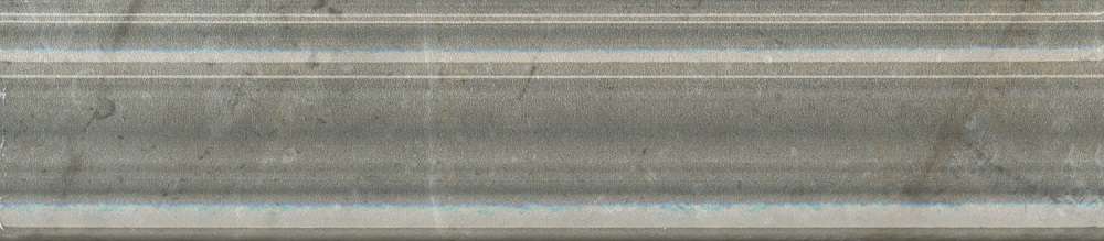 Бордюры Kerama Marazzi Кантата багет серый глянцевый BLE026, цвет серый, поверхность глянцевая, прямоугольник, 55x250