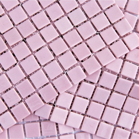 Мозаика Mosavit Monocolores Rosa Pastel MC-601, цвет розовый, поверхность глянцевая, квадрат, 316x316