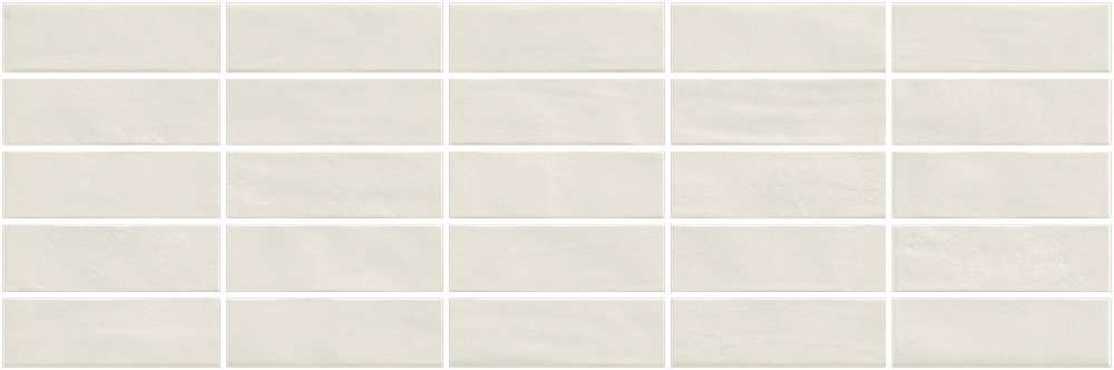 Керамическая плитка Ragno Flex Cenere Struttura Brick 3D R039, цвет белый, поверхность матовая 3d (объёмная), прямоугольник, 250x760