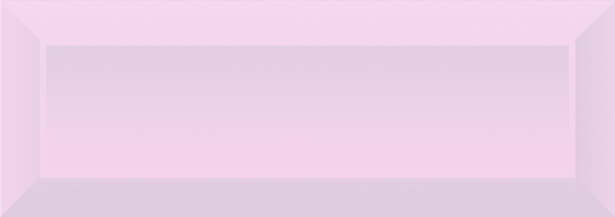Керамическая плитка Terracotta Beveled Tile Dusty Pink TD-BT-DP, цвет розовый, поверхность глянцевая, прямоугольник, 100x300