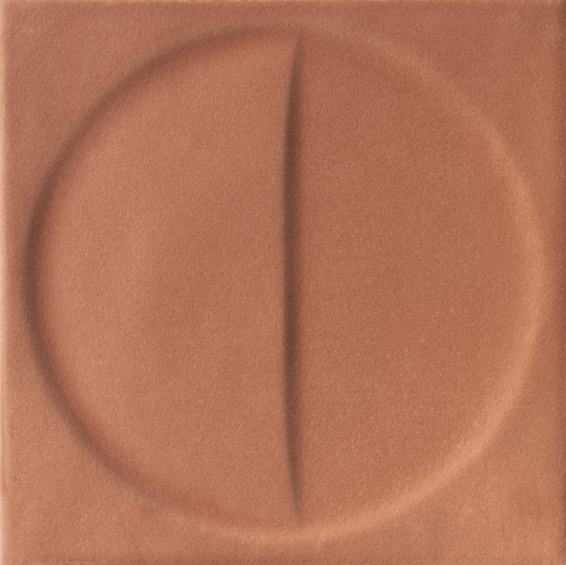 Керамическая плитка Iris Bottega D’Arte Motivi Corallo Matt 511017, цвет коричневый, поверхность матовая, квадрат, 150x150