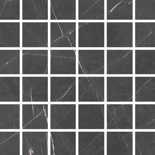 Мозаика Alfalux Canova Greystone Luc. Mos. 36 7331455, цвет серый, поверхность полированная, квадрат, 300x300