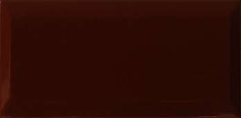 Керамическая плитка Monopole Breakfast Marron Brillo Bisel, цвет коричневый, поверхность глянцевая, кабанчик, 100x200
