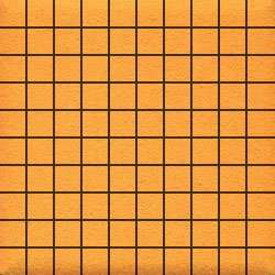 Мозаика Ce.Si Full Body Potassio Su Rete 1x1, цвет оранжевый, поверхность матовая, квадрат, 300x300