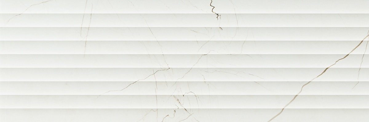 Керамическая плитка Pamesa Cr. Desert Natural Relief, цвет белый, поверхность глянцевая рельефная, прямоугольник, 333x1000
