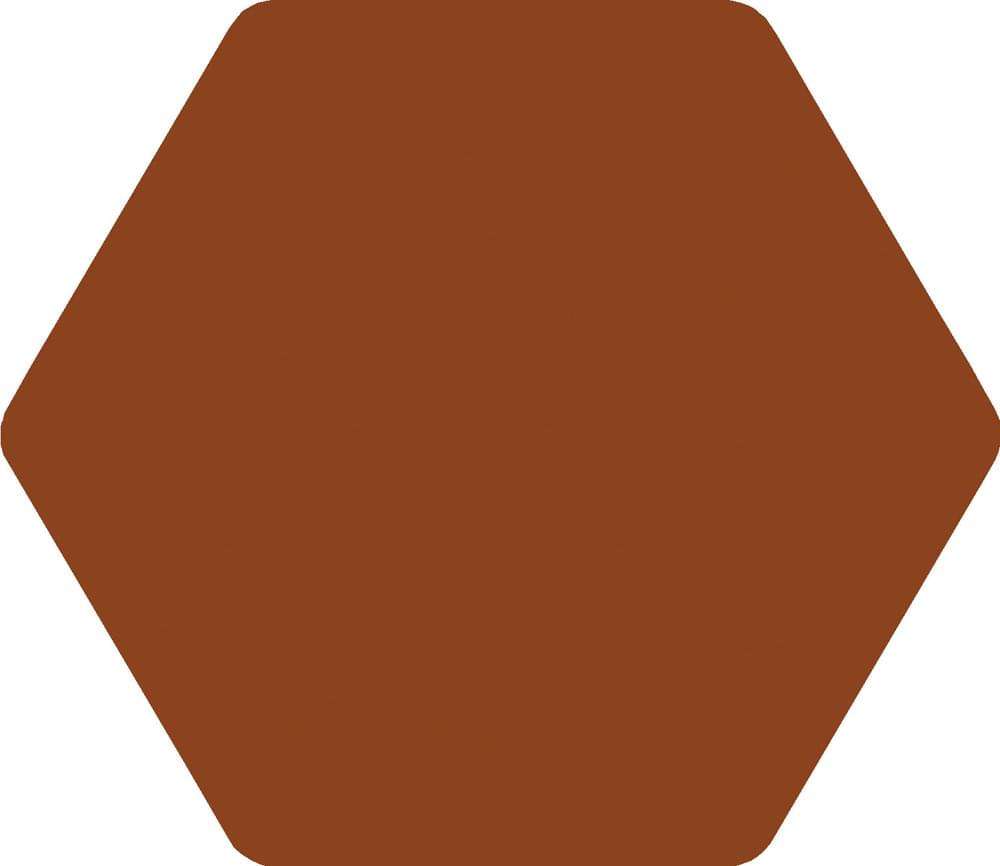Керамогранит Bestile Toscana Ocre, цвет коричневый, поверхность матовая, шестиугольник, 258x290