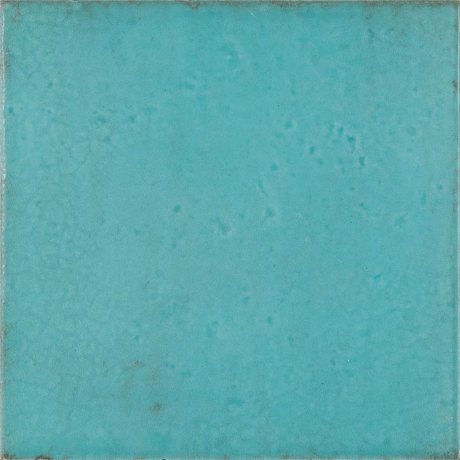 Керамическая плитка Iris Maiolica Acquamarina 563207, цвет бирюзовый, поверхность глянцевая, квадрат, 200x200