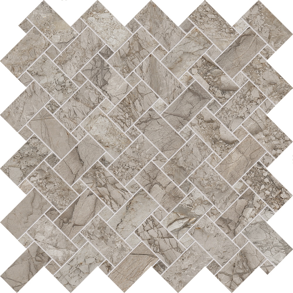 Мозаика Emilceramica (Acif) Tele Di Marmo Intrecci Breccia Braque Lapp EEHR, цвет серый, поверхность лаппатированная, , 300x300