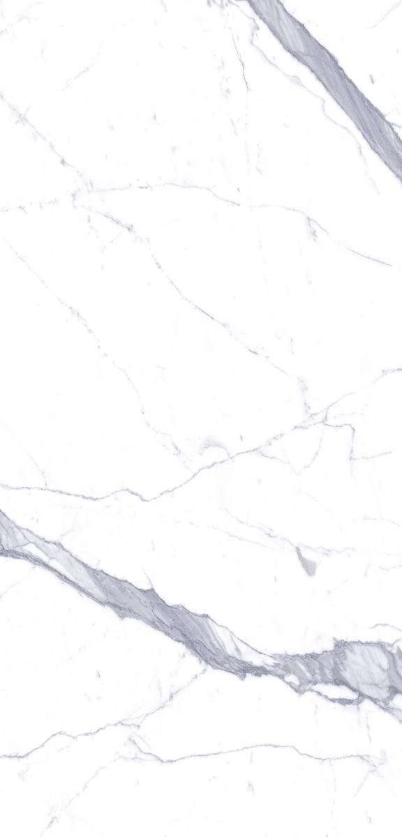 Широкоформатный керамогранит Urbatek Kala White Polished B (6mm) 100181589, цвет белый, поверхность полированная, прямоугольник, 1200x2500