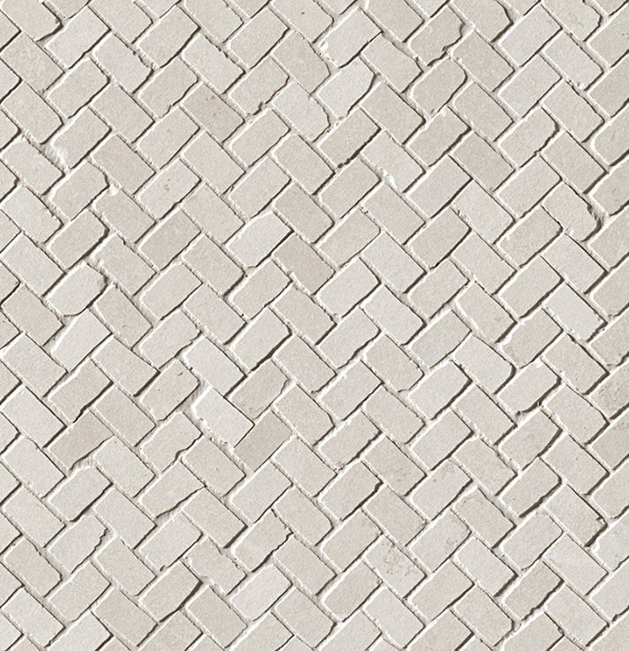 Мозаика Fap Maku Light Gres Mosaico Spina Matt fMKZ, цвет белый, поверхность матовая, квадрат, 300x300
