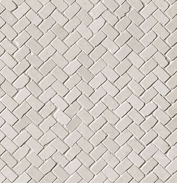 Мозаика Fap Maku Light Gres Mosaico Spina Matt fMKZ, цвет белый, поверхность матовая, квадрат, 300x300
