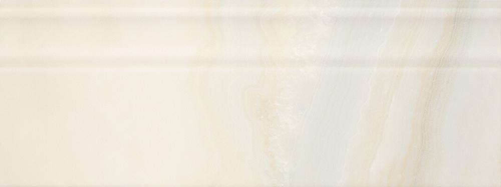 Бордюры Serra Agatha White Skirting&Finishing, цвет белый, поверхность глянцевая, прямоугольник, 150x400