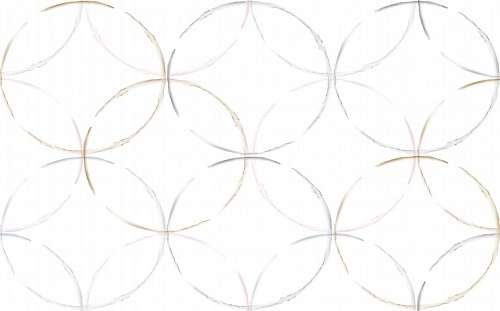 Керамическая плитка Creto Poluna Fresh 00-00-5-09-00-01-2821, цвет белый, поверхность матовая, прямоугольник, 250x400