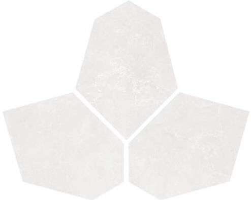 Декоративные элементы Colli Abaco Esagona Irregolare White 4621, цвет белый, поверхность матовая, прямоугольник, 280x350