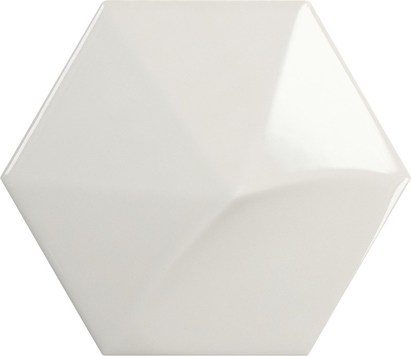 Керамическая плитка Equipe Magical 3 Oberland Mint 24437, цвет зелёный, поверхность глянцевая 3d (объёмная), шестиугольник, 107x124