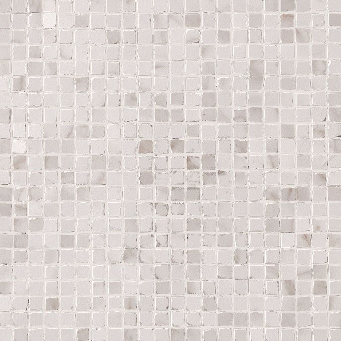Мозаика Fap Roma Calacatta Micromosaico fLYP, цвет белый, поверхность матовая, квадрат, 300x300