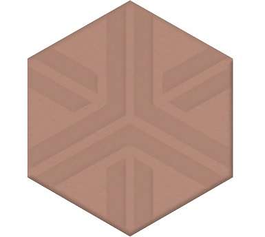 Декоративные элементы Kerama Marazzi Агуста розовый матовый OS\D241\63010, цвет розовый, поверхность матовая, шестиугольник, 52x60