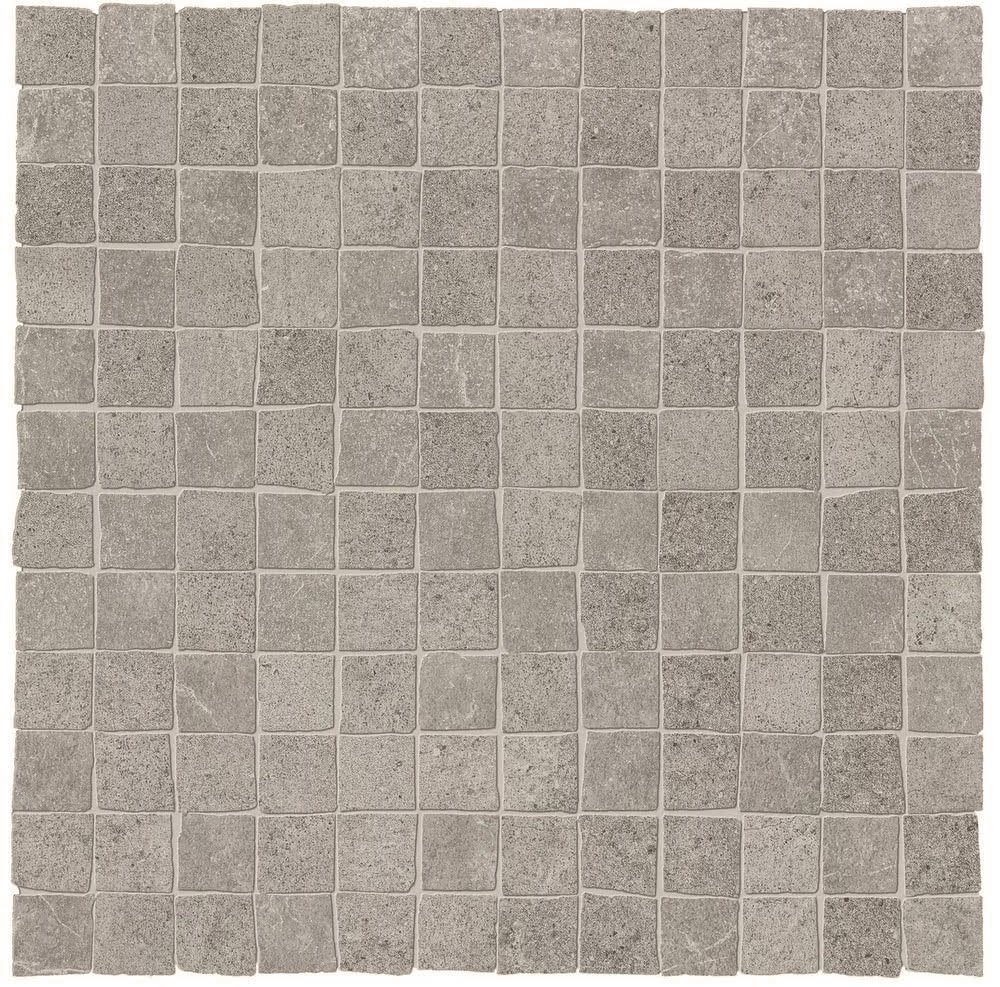 Мозаика ABK Unika Mos.Opus Mini Grey UKR09152, цвет серый, поверхность матовая, квадрат, 300x300