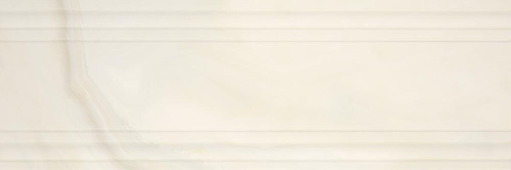 Декоративные элементы Serra Agatha White Line Decor, цвет бежевый, поверхность глянцевая, прямоугольник, 400x1200