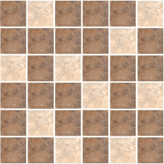Мозаика Керамин Монреаль 3 Мозайка, цвет коричневый бежевый, поверхность матовая, квадрат, 300x300