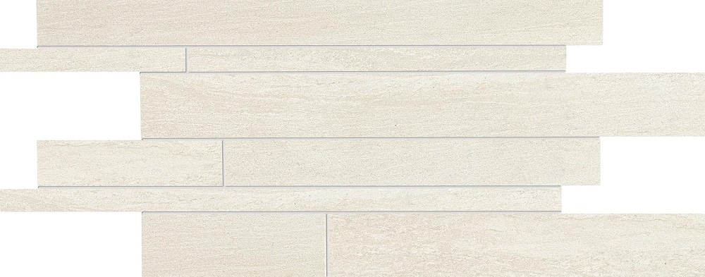 Мозаика Ergon Stone Project Listelli Sfalsati Controfalda Mix Nat-Lap White E1EW, цвет белый, поверхность натуральная, прямоугольник, 300x600