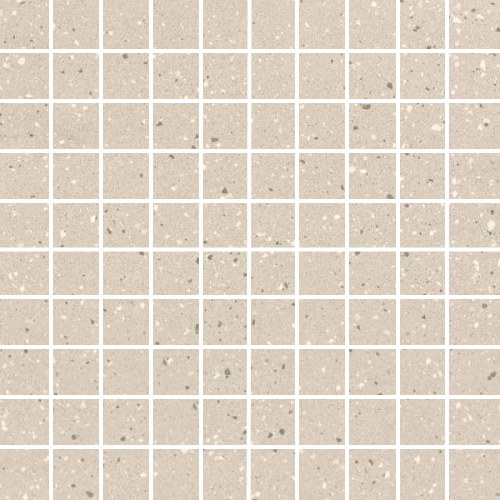 Мозаика Floor Gres Earthtech Pumice Flakes Mosaico (3X3) Glossy 772435, цвет белый, поверхность глянцевая, квадрат, 300x300