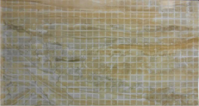 Мозаика Palo Rosa Breccia Decor 1, цвет коричневый, поверхность полированная, квадрат, 316x600