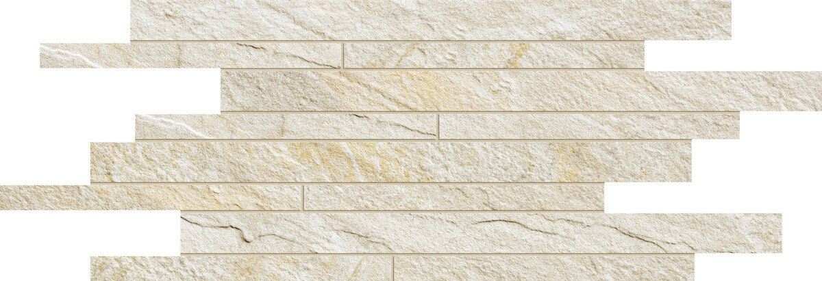 Декоративные элементы Alfalux Stonequartz Bianco Listello 7277621, цвет серый, поверхность матовая, прямоугольник, 300x600