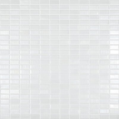 Мозаика Vidrepur Bijou White Satin, цвет белый, поверхность сатинированная, квадрат, 317x317