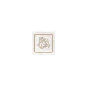 Вставки Versace Emote Tozzetto Onice Bianco 262580, цвет белый, поверхность полированная, квадрат, 40x40
