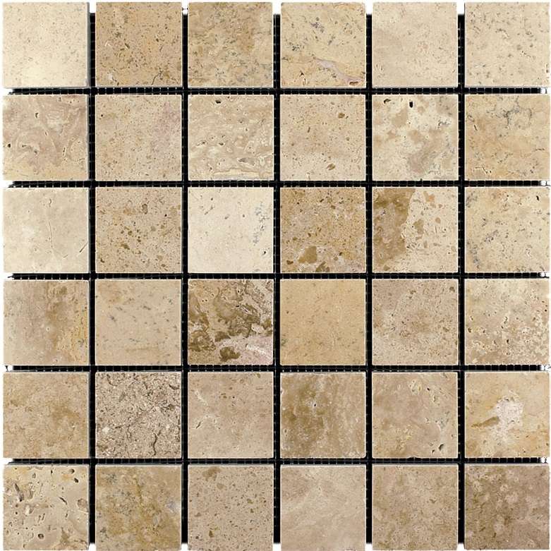 Мозаика Natural Mosaic Adriatica (4,8X4,8) 7M090-48P, цвет бежевый, поверхность полированная, квадрат, 305x305