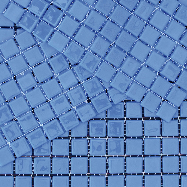 Мозаика Mosavit Monocolores Azul Celeste MC-201, цвет голубой, поверхность глянцевая, квадрат, 316x316