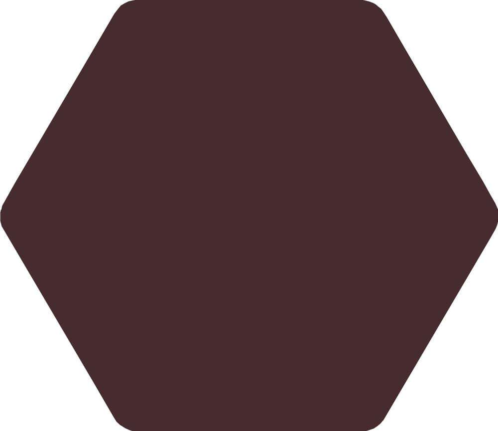 Керамогранит Bestile Toscana Morado, цвет фиолетовый, поверхность матовая, шестиугольник, 258x290